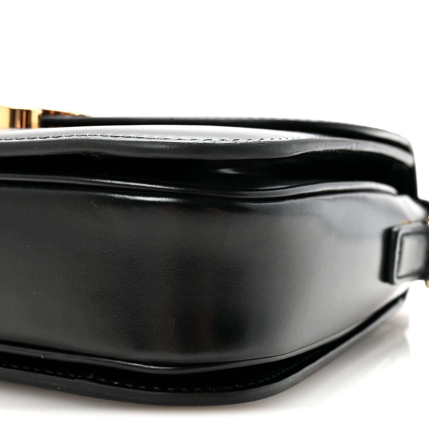 Shiny Calfskin Medium Triomphe Black