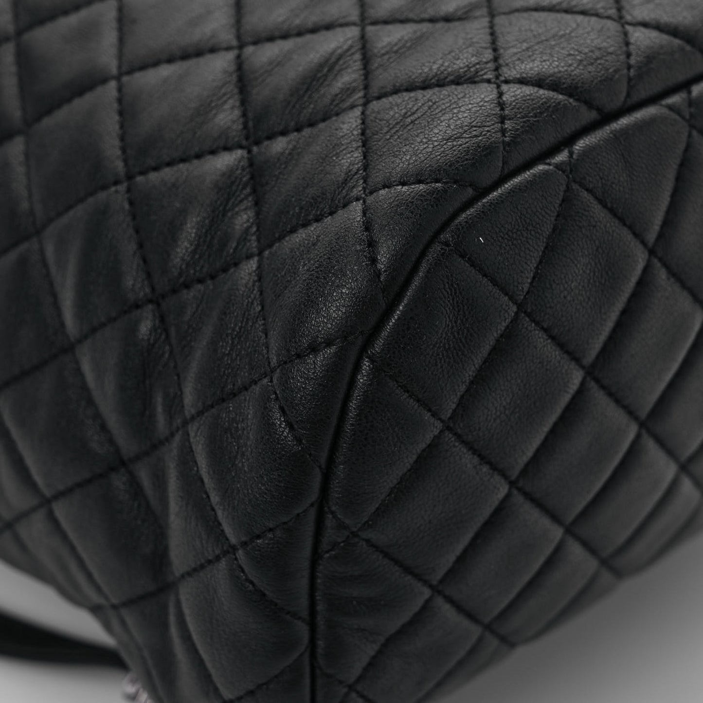 Lambskin Quilted Small Urban Spirit Backpack Black