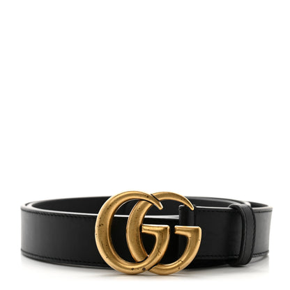 Gucci Calfskin Double G 40mm Belt 100 40 Black 1 of 8