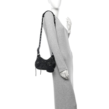 Balenciaga Agneau Arena Le Cagole Shoulder Bag XS Black 3 of 10