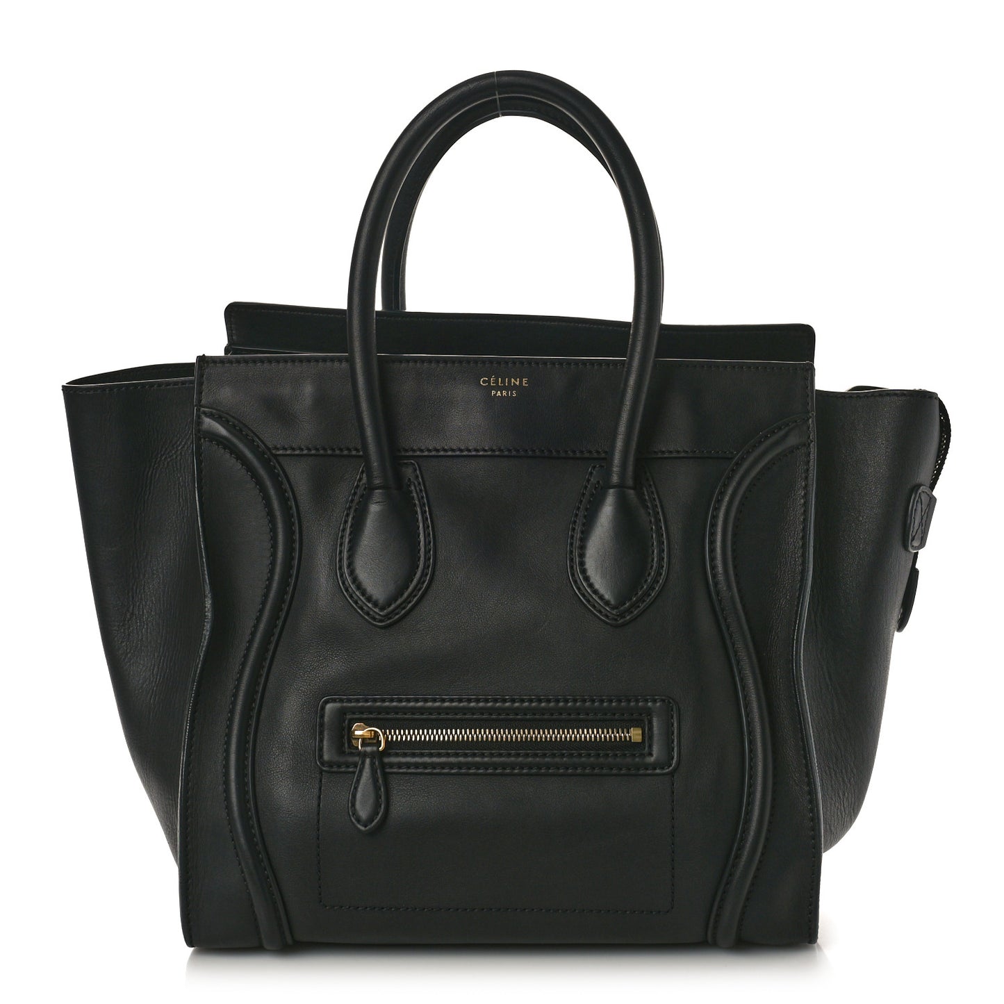 Smooth Calfskin Mini Luggage Black