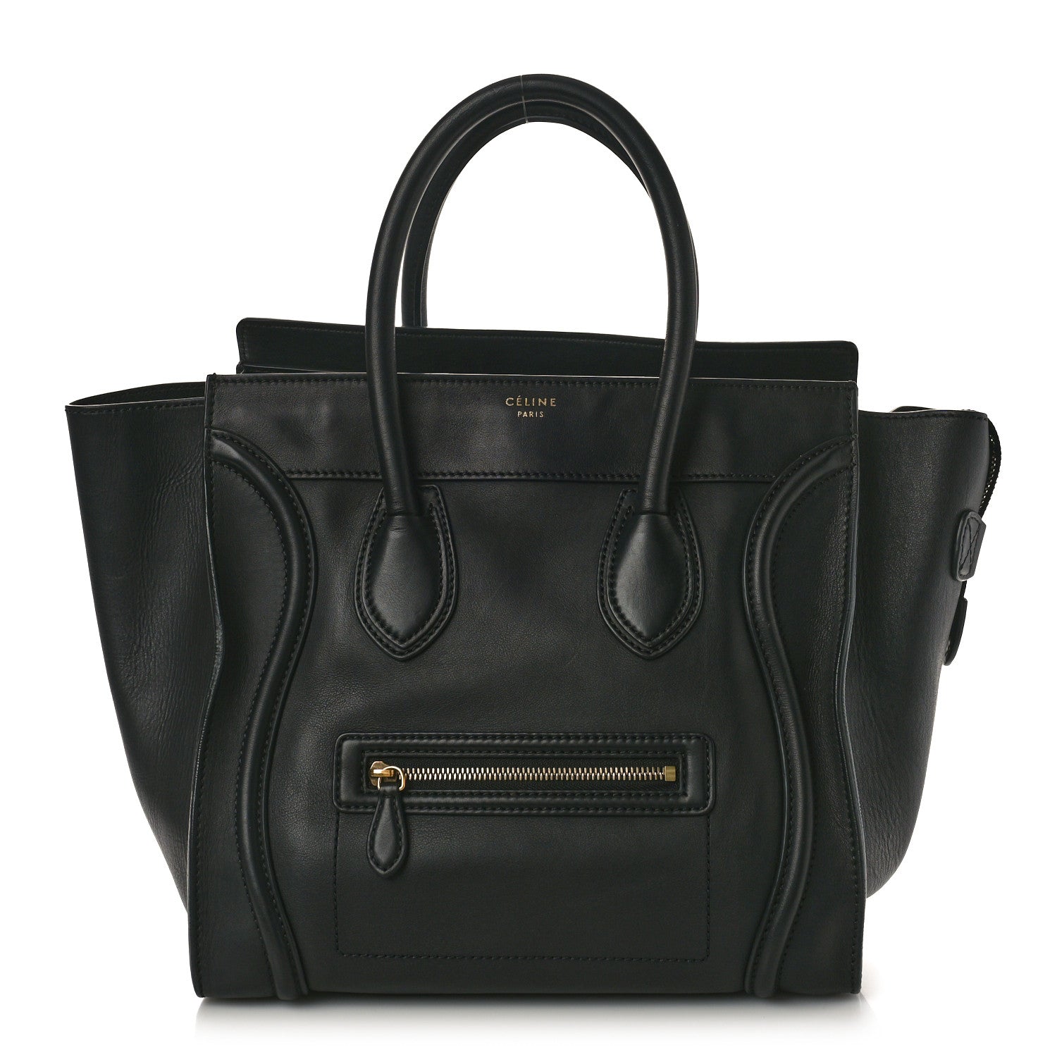 Celine Smooth Calfskin Mini Luggage Black 1 of 9