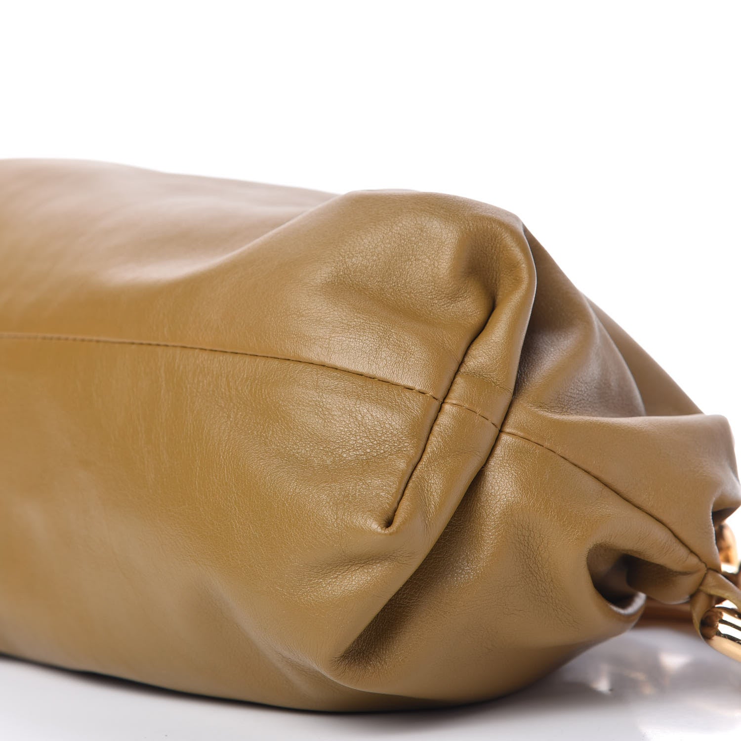 Bottega Veneta Calfskin The Pouch Chain Moutarde 7 of 9