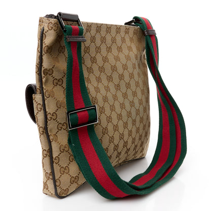 Gucci Monogram Signature Web Small Messenger Brown 3 of 11