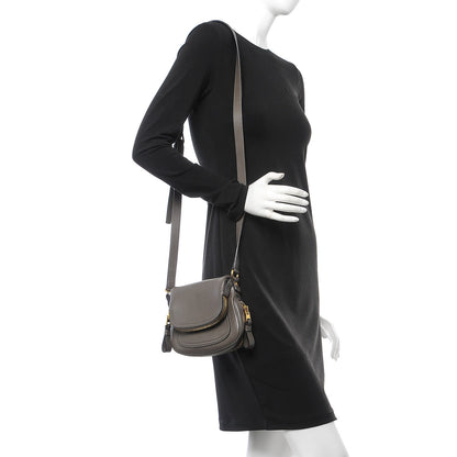 Tom Ford Calfskin Mini Jennifer Crossbody Bag Grey 2 of 6