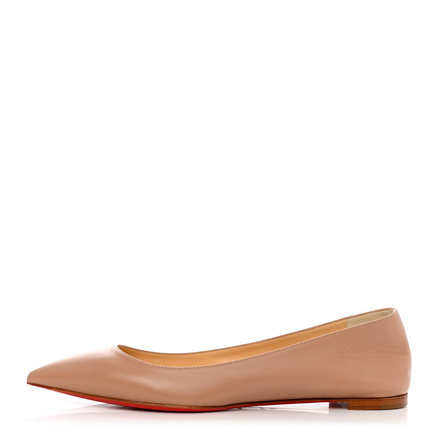 Shiny Nappa Ballalla Flats 40 Nude