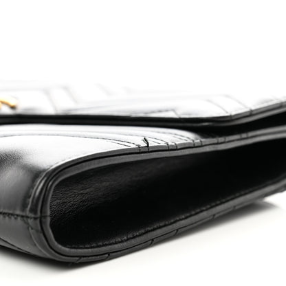 Gucci Calfskin Matelasse GG Marmont Clutch Black 10 of 10