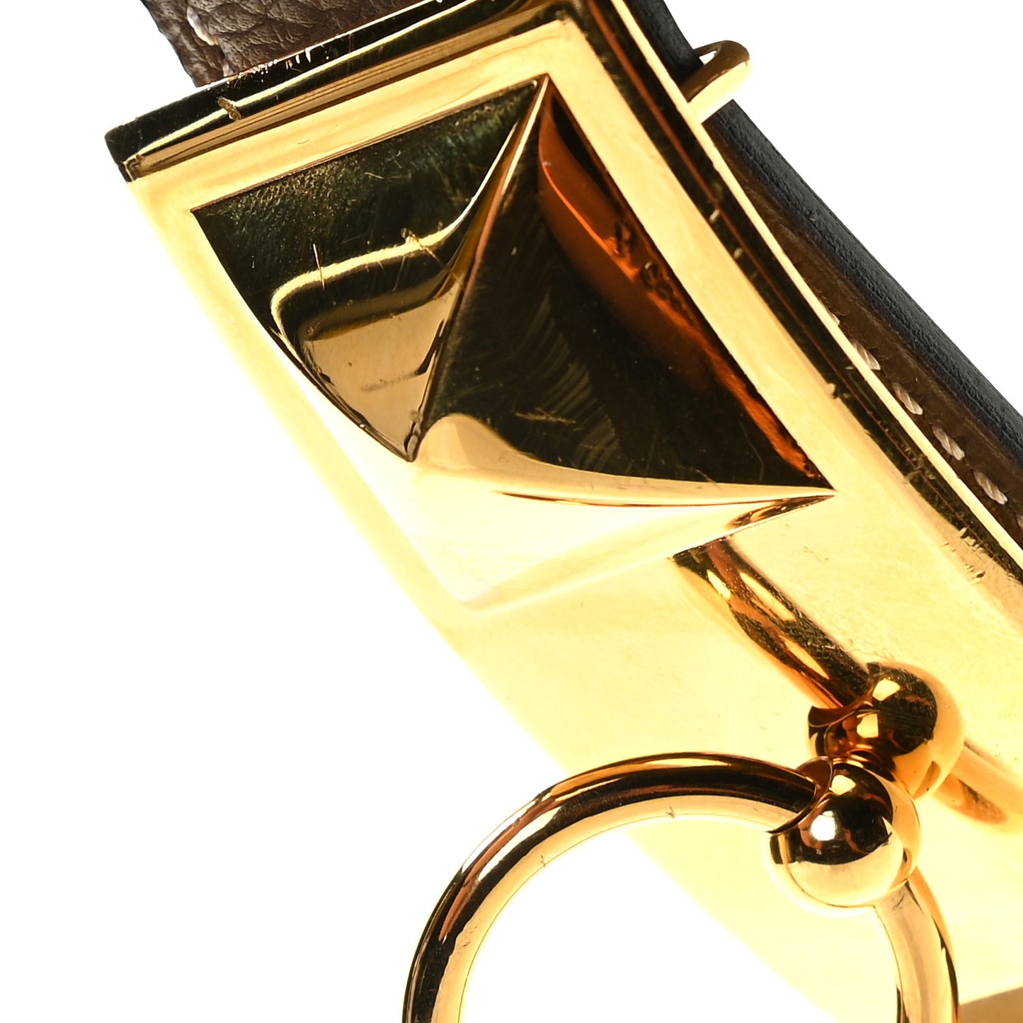 Togo Box 24mm Sydney Belt 90 Etoupe Black