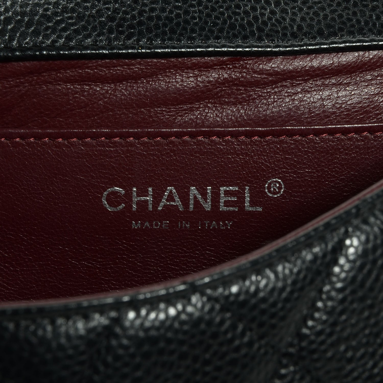 Chanel Caviar Quilted Clutch With Chain Flap Black 7 of 8