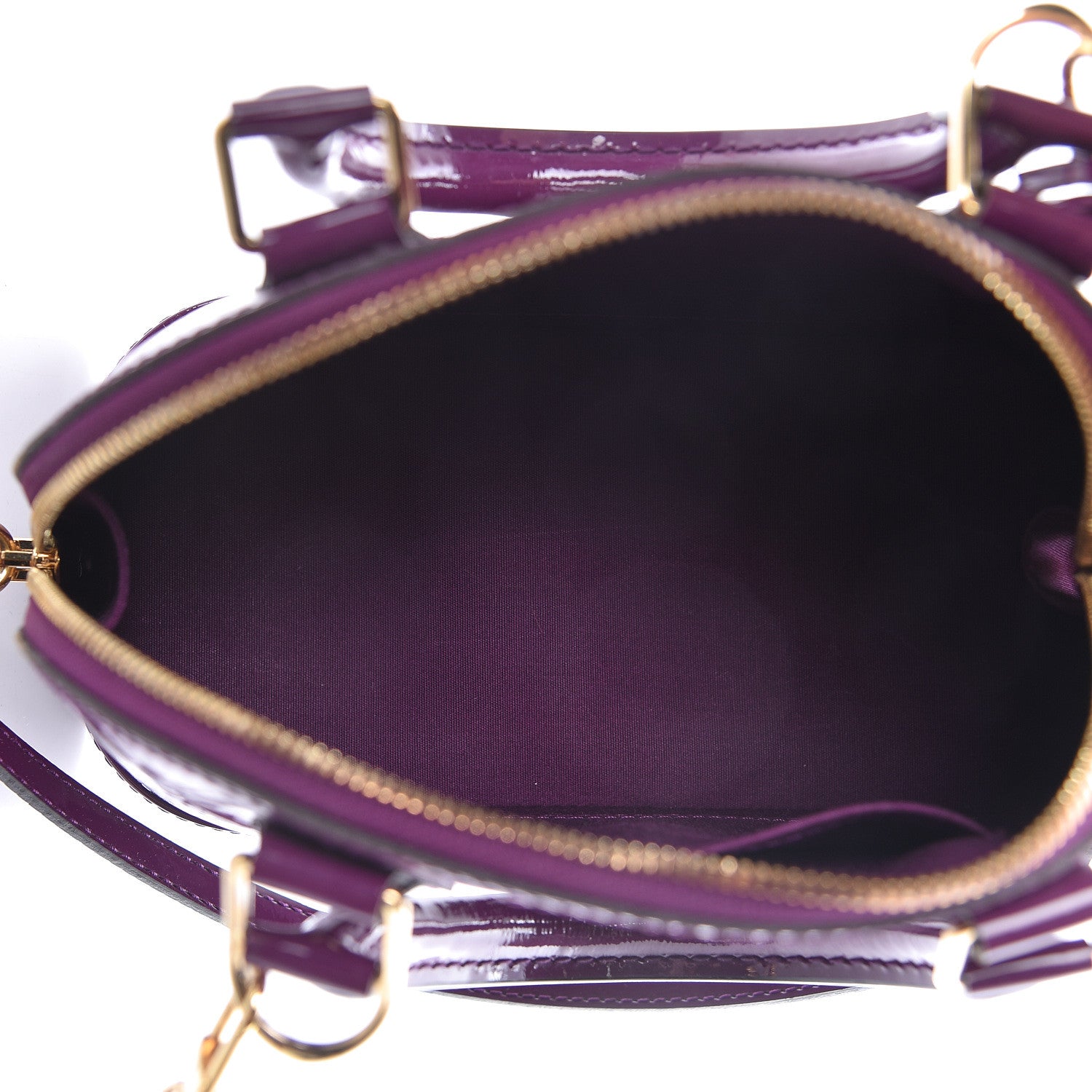 Louis Vuitton Vernis Alma BB Amethyste 5 of 9