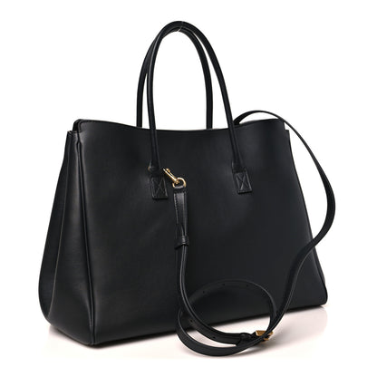 Balenciaga Smooth Calfskin Hampton Carry All Bag Black 3 of 10