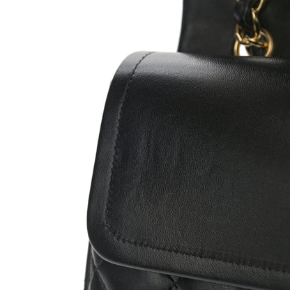 Chanel Lambskin Quilted Maxi Double Flap Black 12 of 12