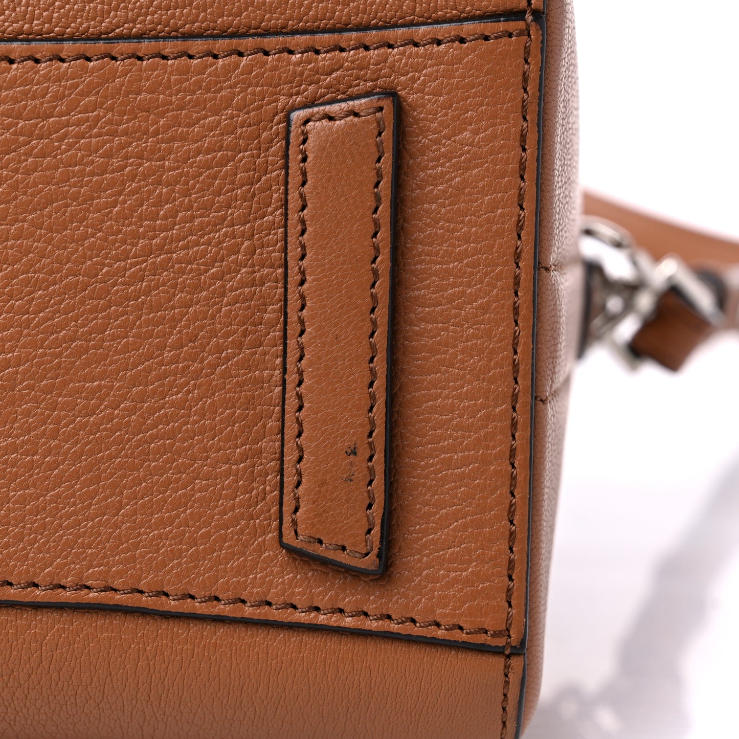 Sugar Goatskin Mini Antigona Caramel