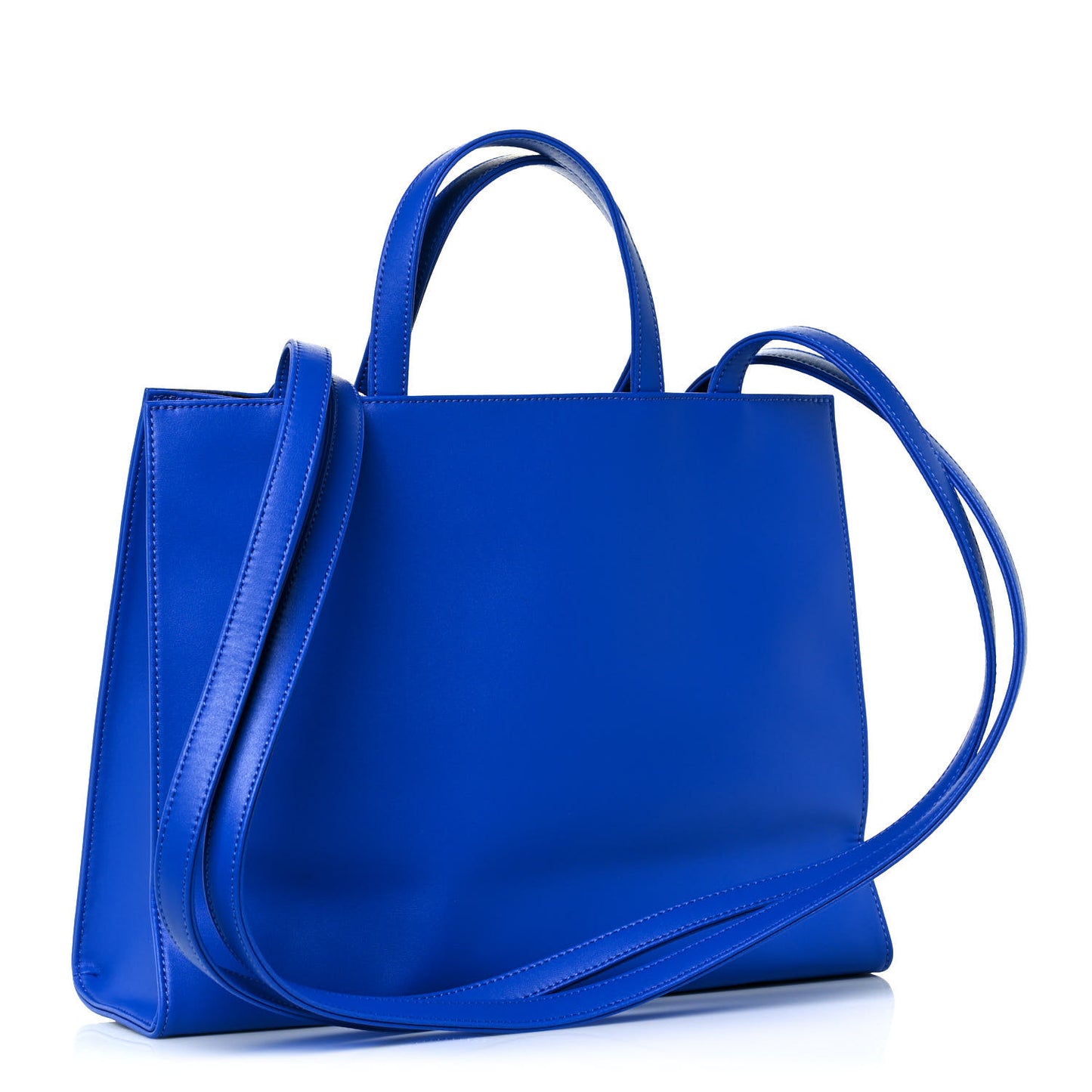 Vegan Leather Medium Shopping Bag Painters Tape