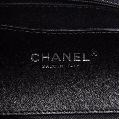 Chanel Metallic Patent Quilted Medium Just Mademoiselle Bowling Bag Gold Degrade 7 of 14