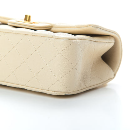 Chanel Caviar Quilted Mini Top Handle Rectangular Flap Beige 10 of 11