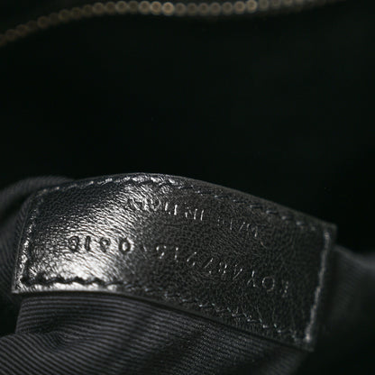 Saint Laurent Calfskin Y Quilted Monogram Large Loulou Chain Satchel Black 7 of 13