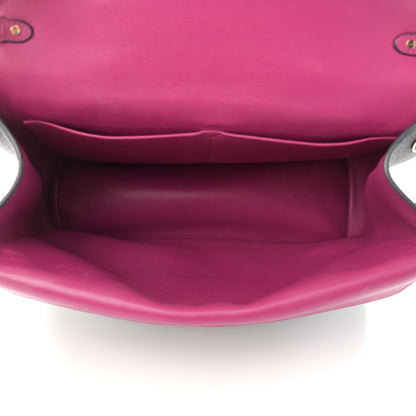 Christian Dior Bullcalf Medium Be Dior Flap Black Fraise 5 of 19
