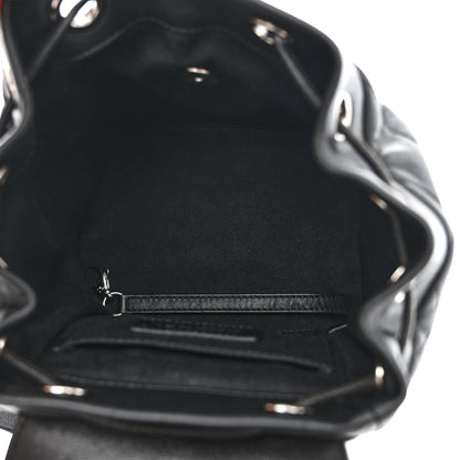Chanel Lambskin Quilted Metallic Bubble Backpack Black 5 of 11