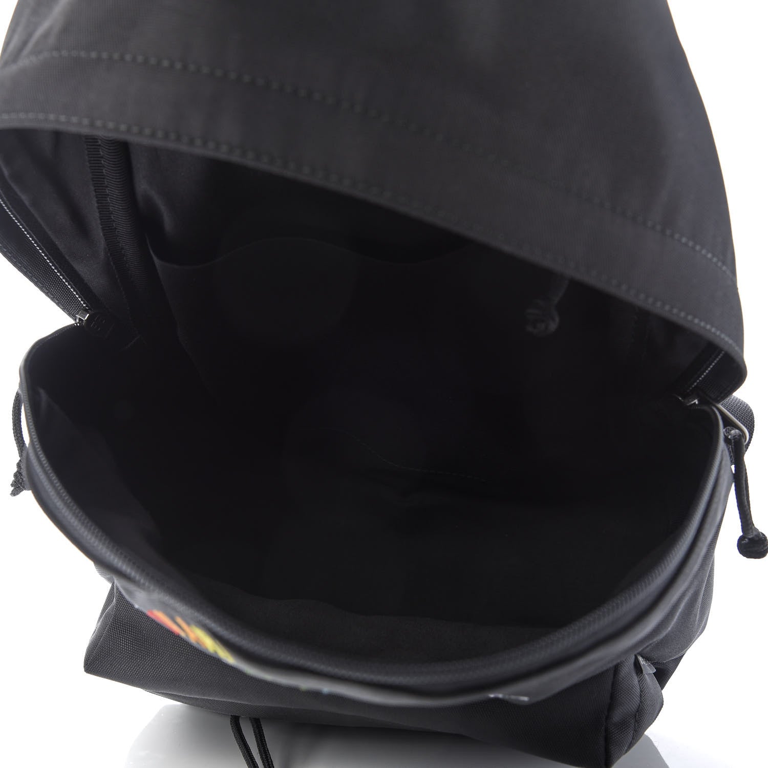 Balenciaga Nylon Embroidered You Are The World Explorer Backpack S Black 4 of 7
