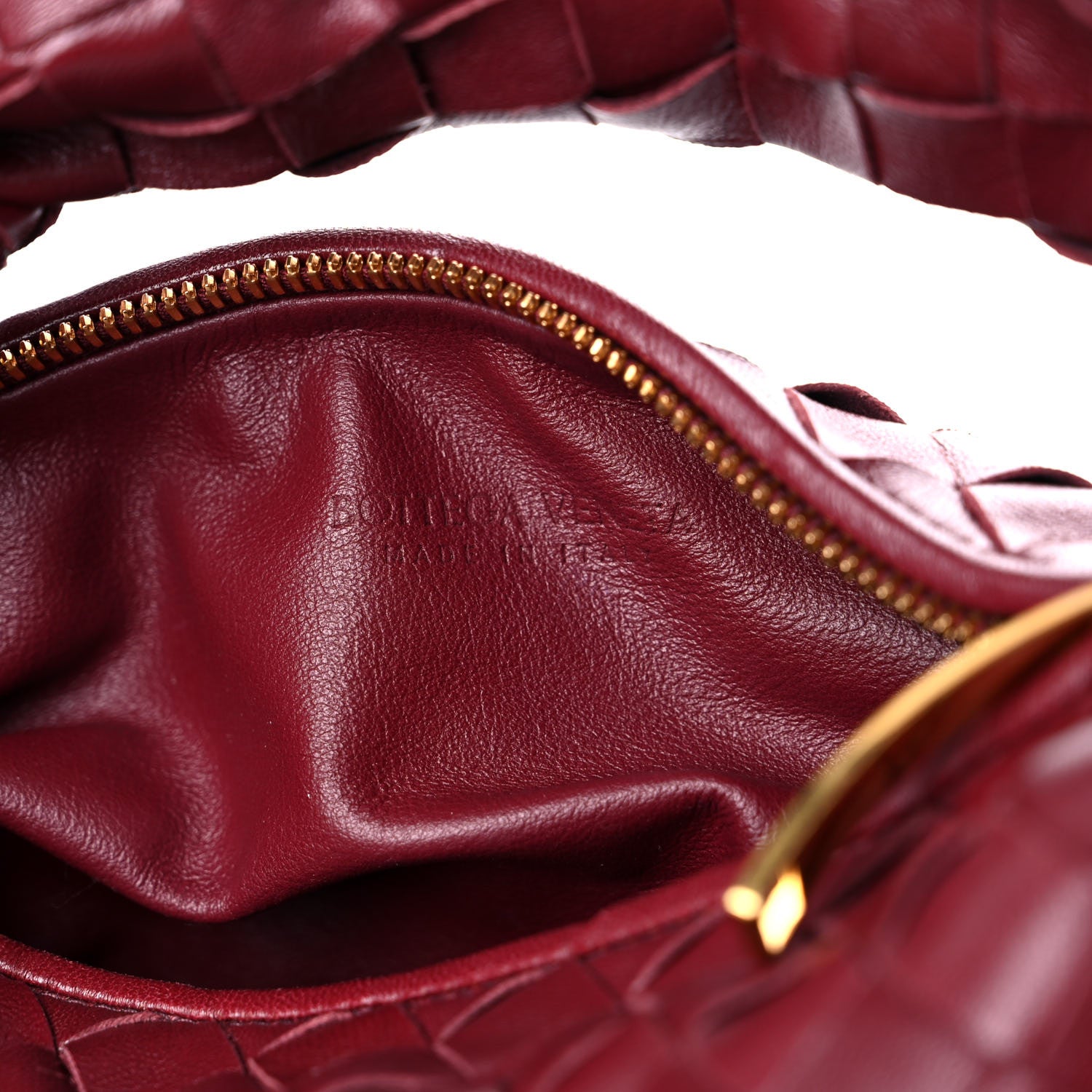 Bottega Veneta Nappa Intrecciato Mini Jodie Burgundy 6 of 9