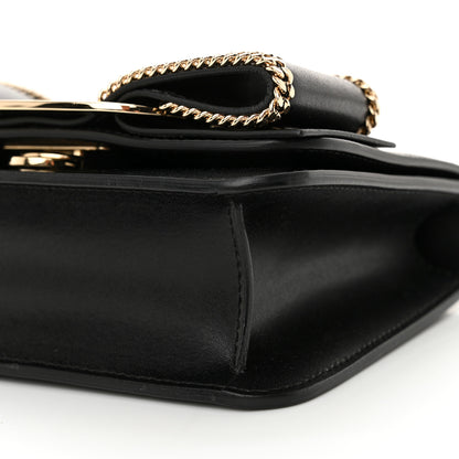 Salvatore Ferragamo Calfskin Chain Mini Vara Bow Crossbody Bag Black 9 of 12