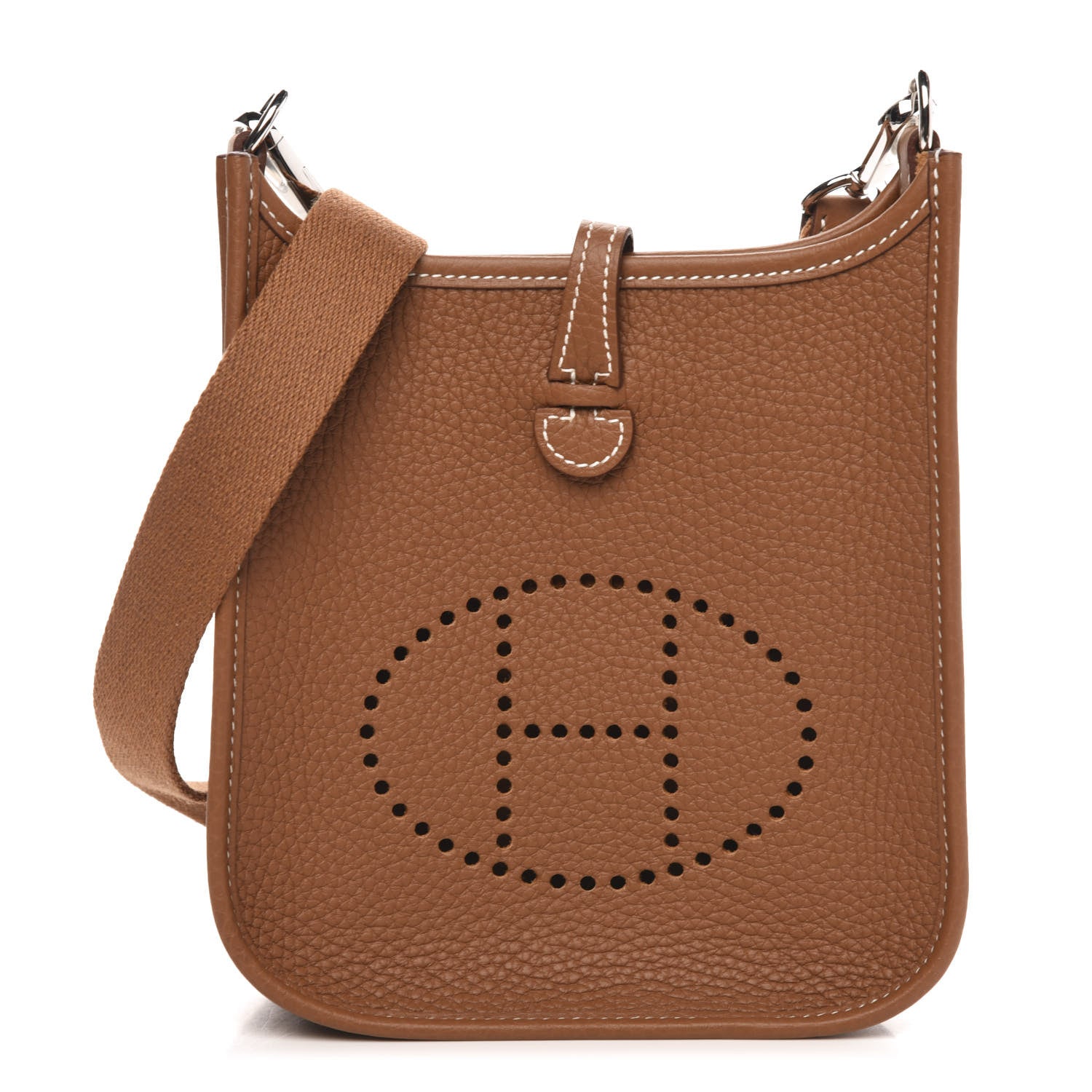 Hermes Taurillon Clemence Evelyne TPM Gold 1 of 10