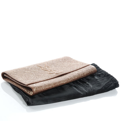 Saint Laurent Metallic Belle De Jour Clutch Gold 4 of 7