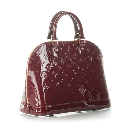 Louis Vuitton Vernis Alma PM Griotte 3 of 7