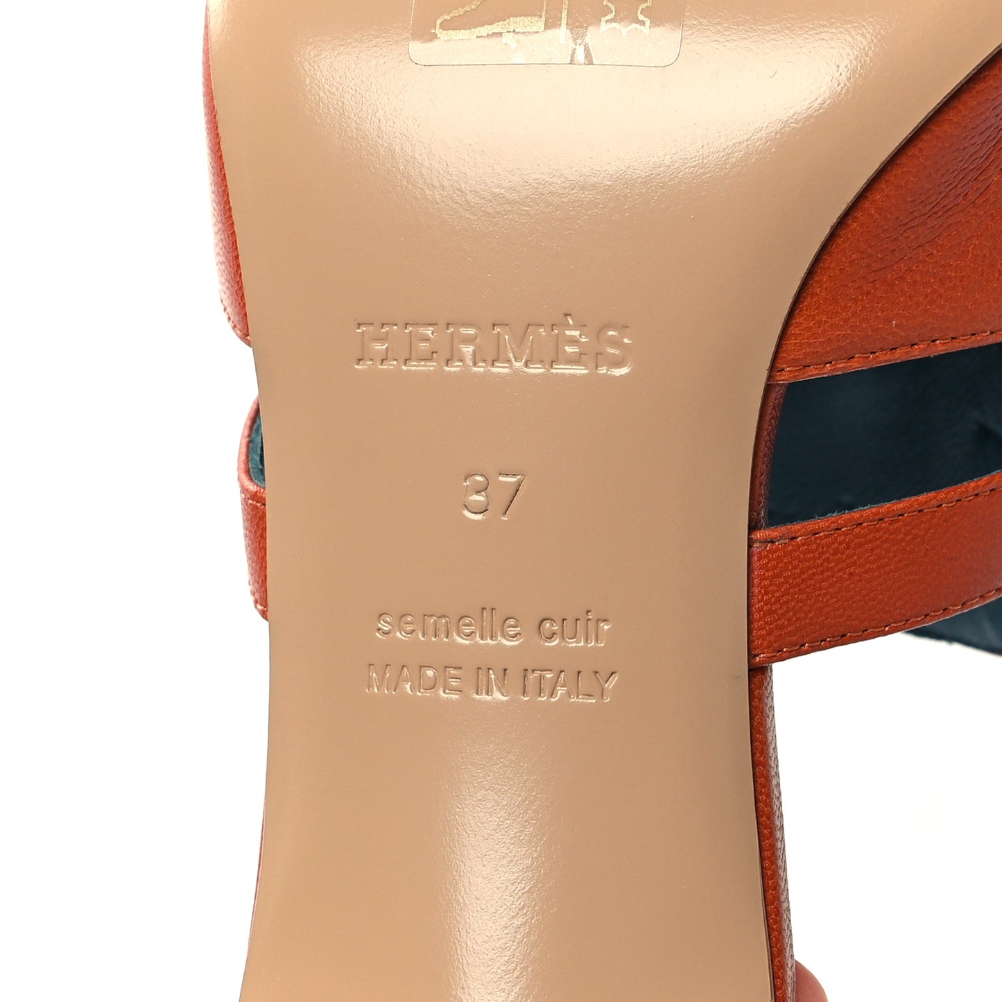 Goatskin Cute Sandals 37 Rouge Clay