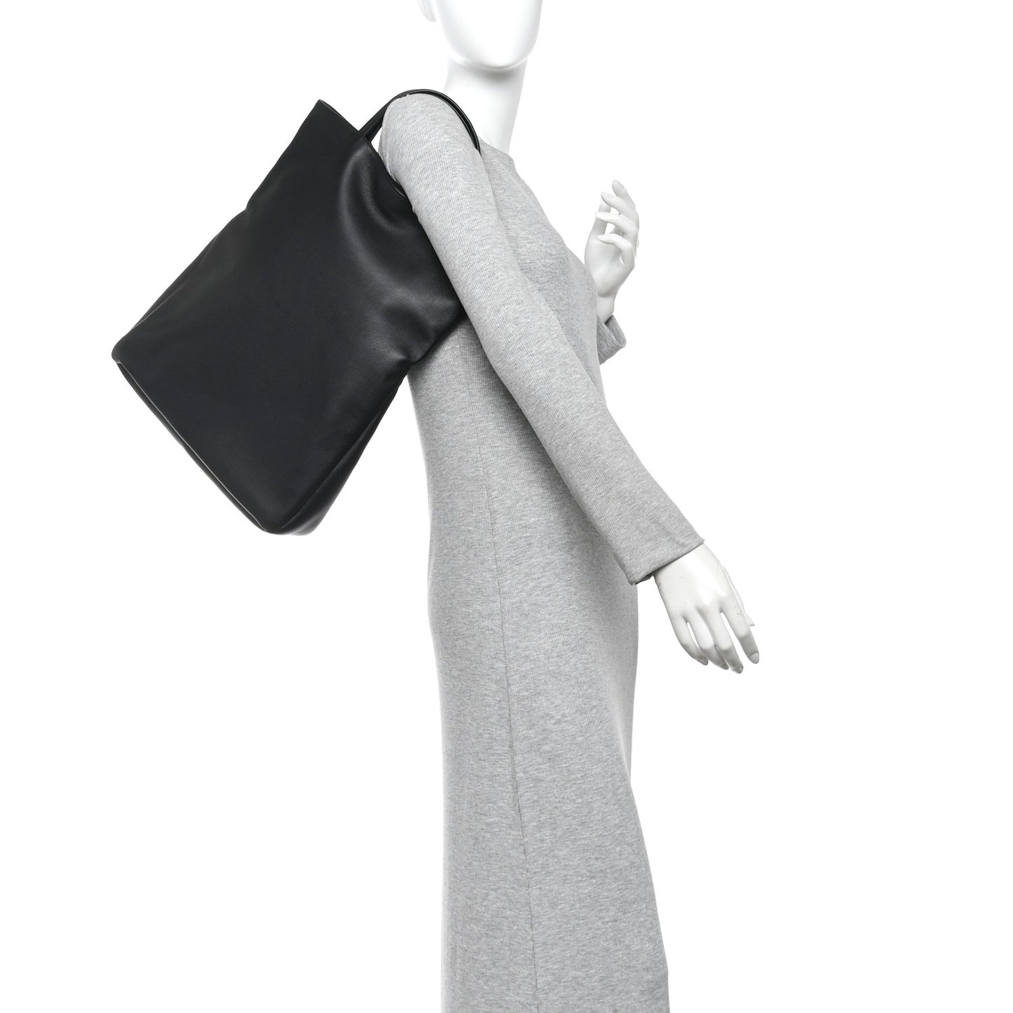 Calfskin Everett Tote Black
