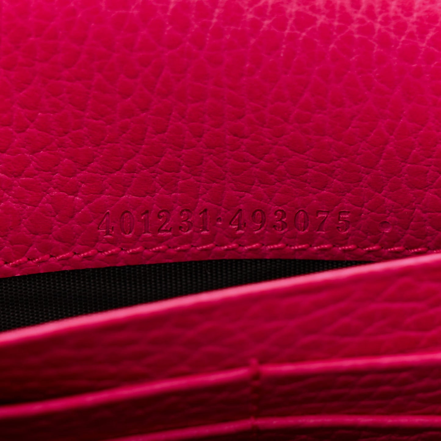 Dollar Calfskin Crystal Mini Dionysus Chain Wallet Box Pink