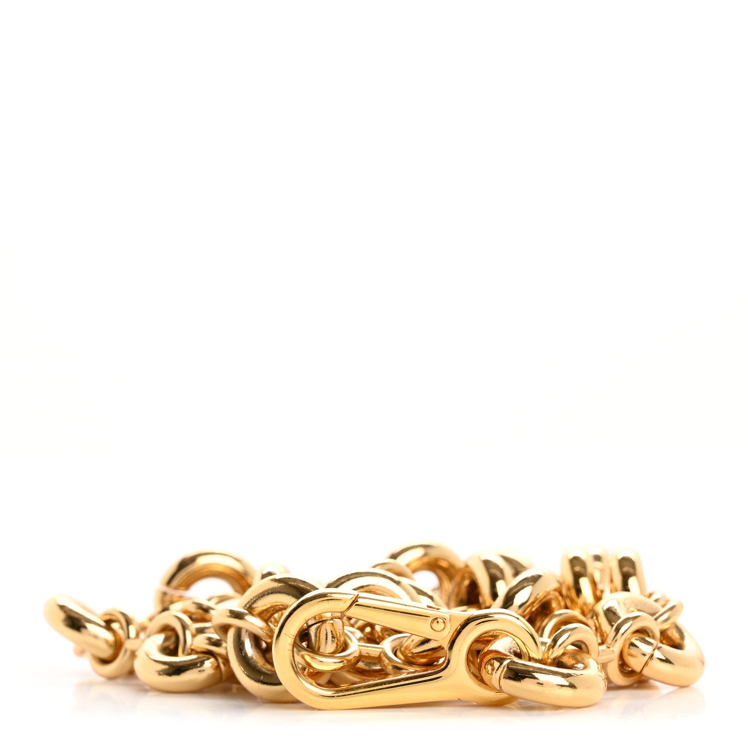Loewe Brass Donut Chain Shoulder Strap Gold 1 of 3