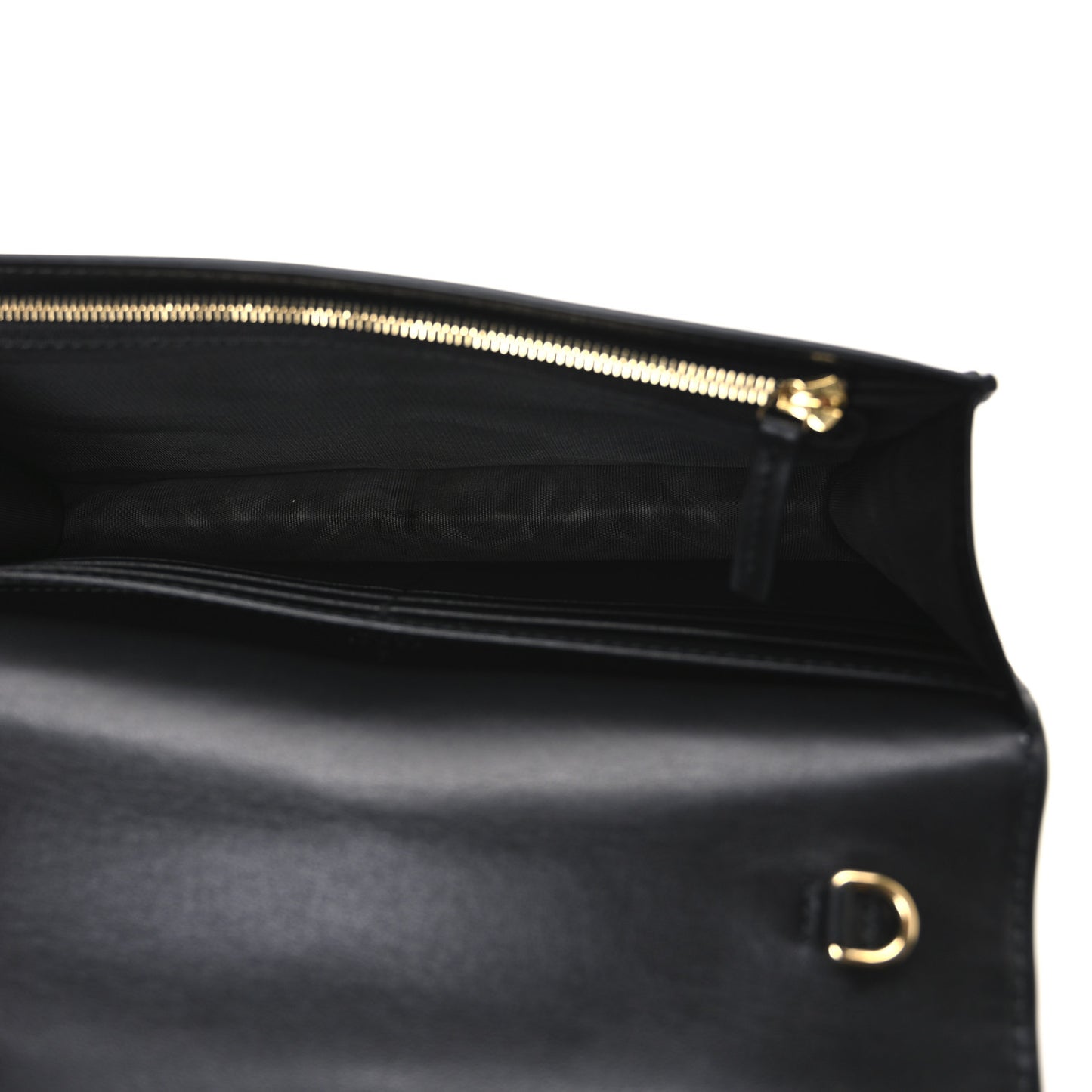 Calfskin GG Matelasse Chain Wallet Black