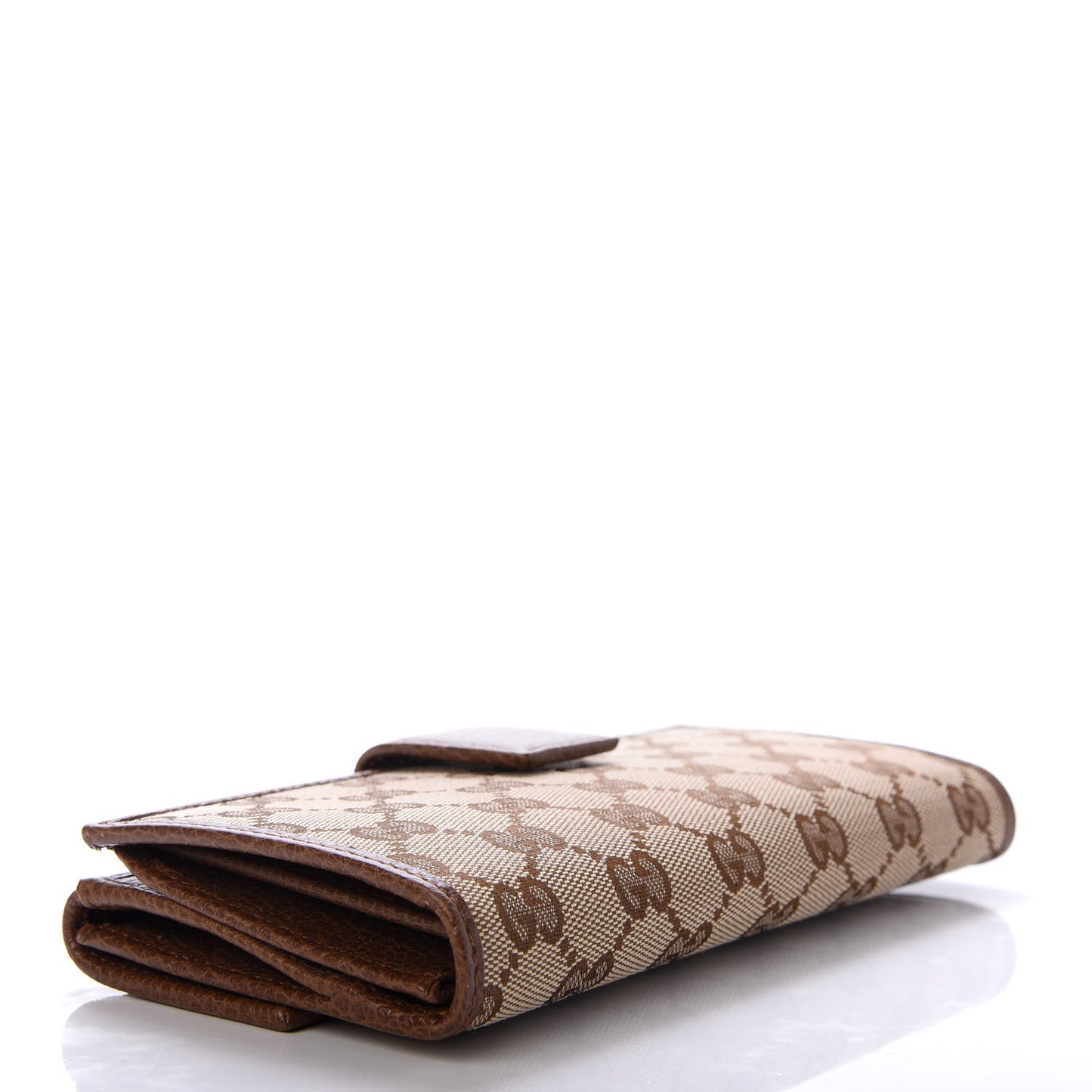 Monogram Continental Flap Wallet Brown