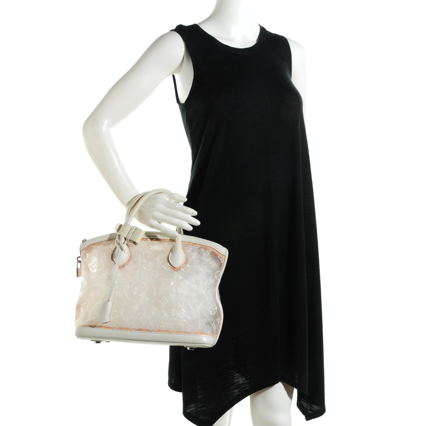 Monogram Transparence Lockit White