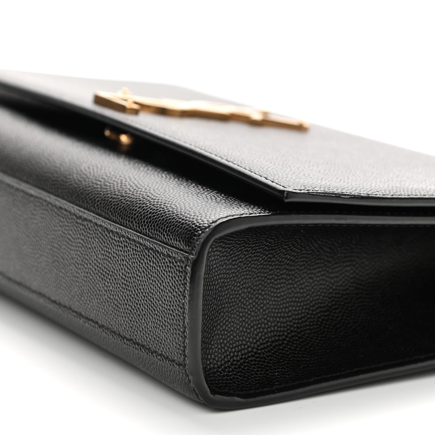 Saint Laurent Grain De Poudre Medium Classic Monogram Kate Satchel Black 9 of 9