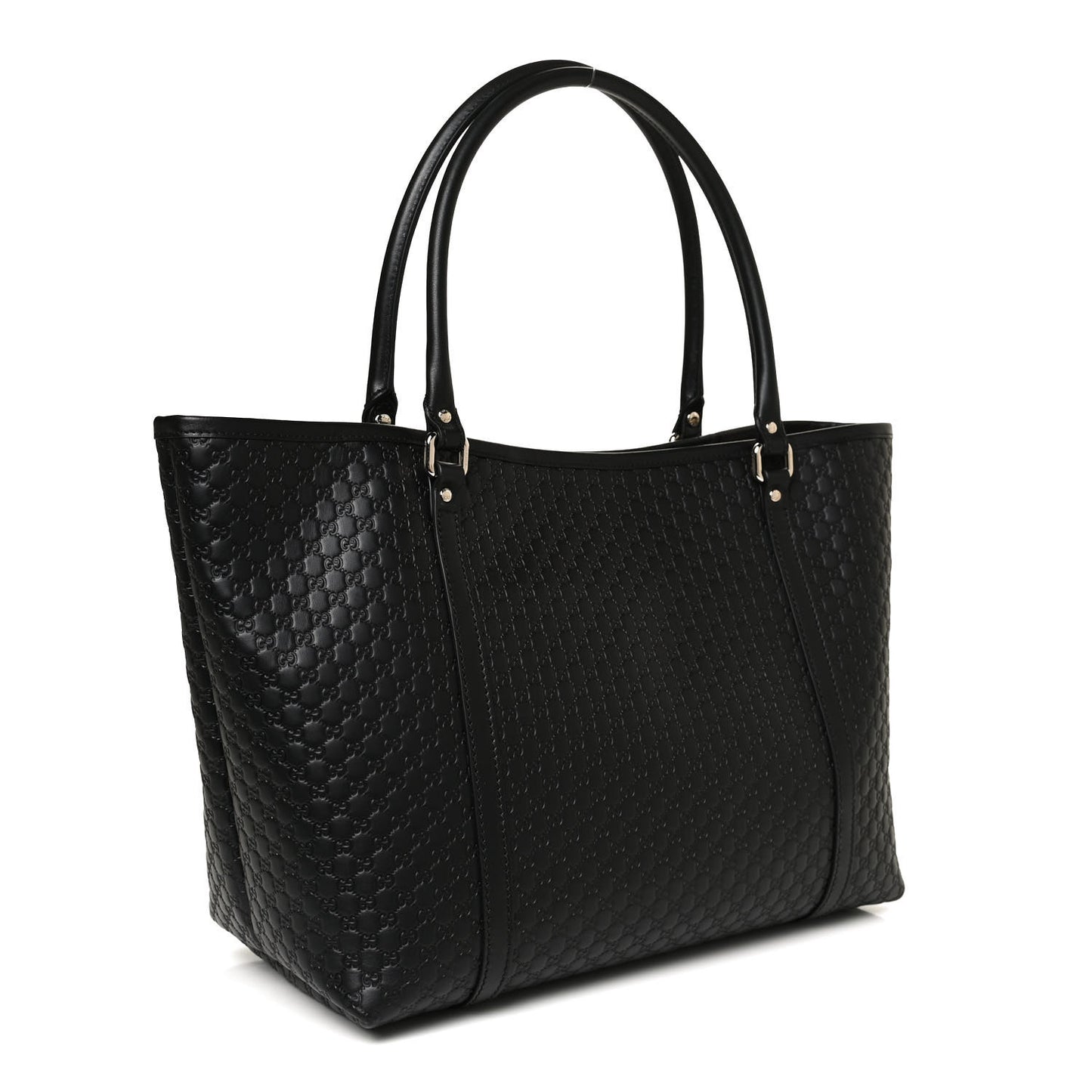 Microguccissima Medium Joy Tote Black