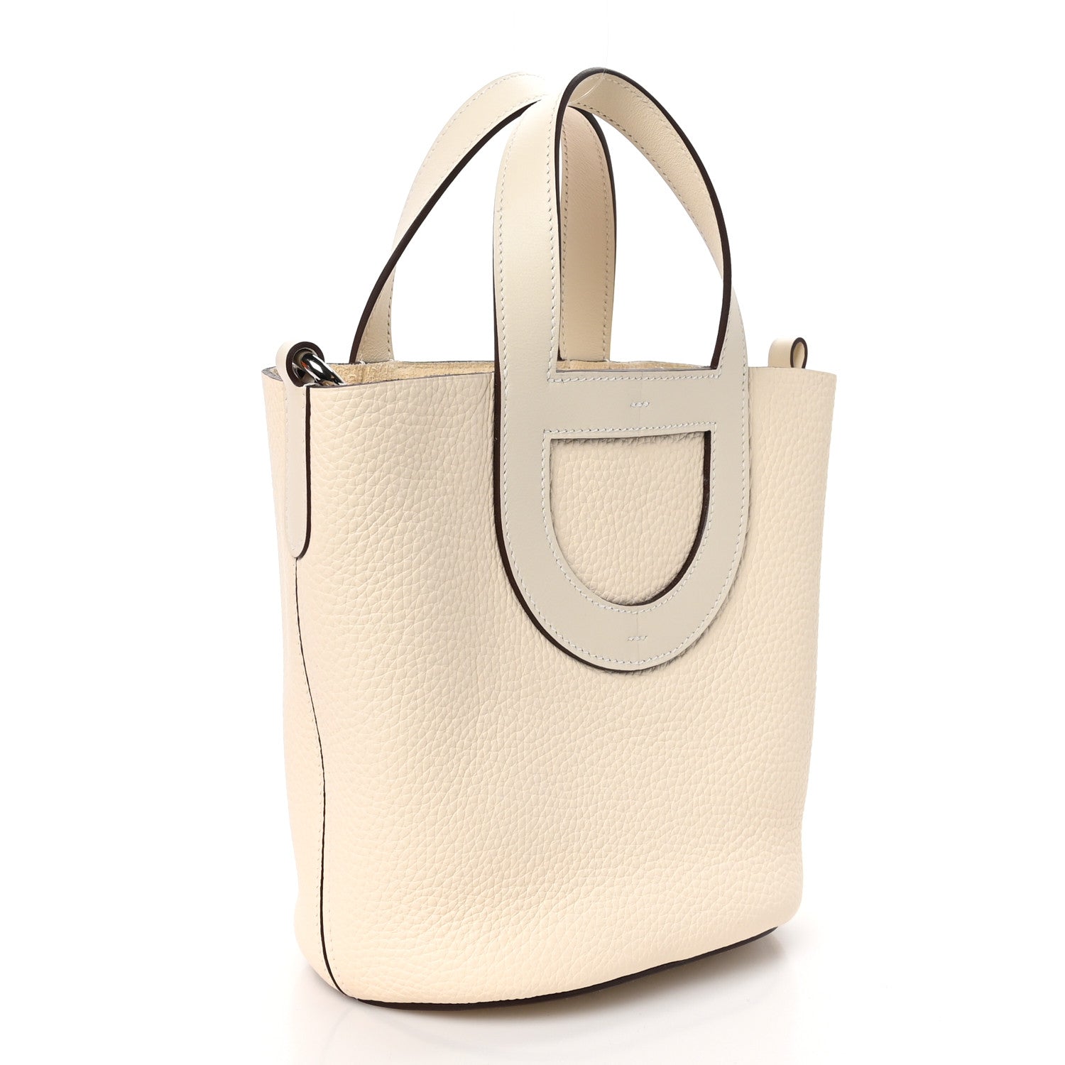 Hermes Taurillon Clemence Swift In-The-Loop 18 Bag Nata 3 of 11
