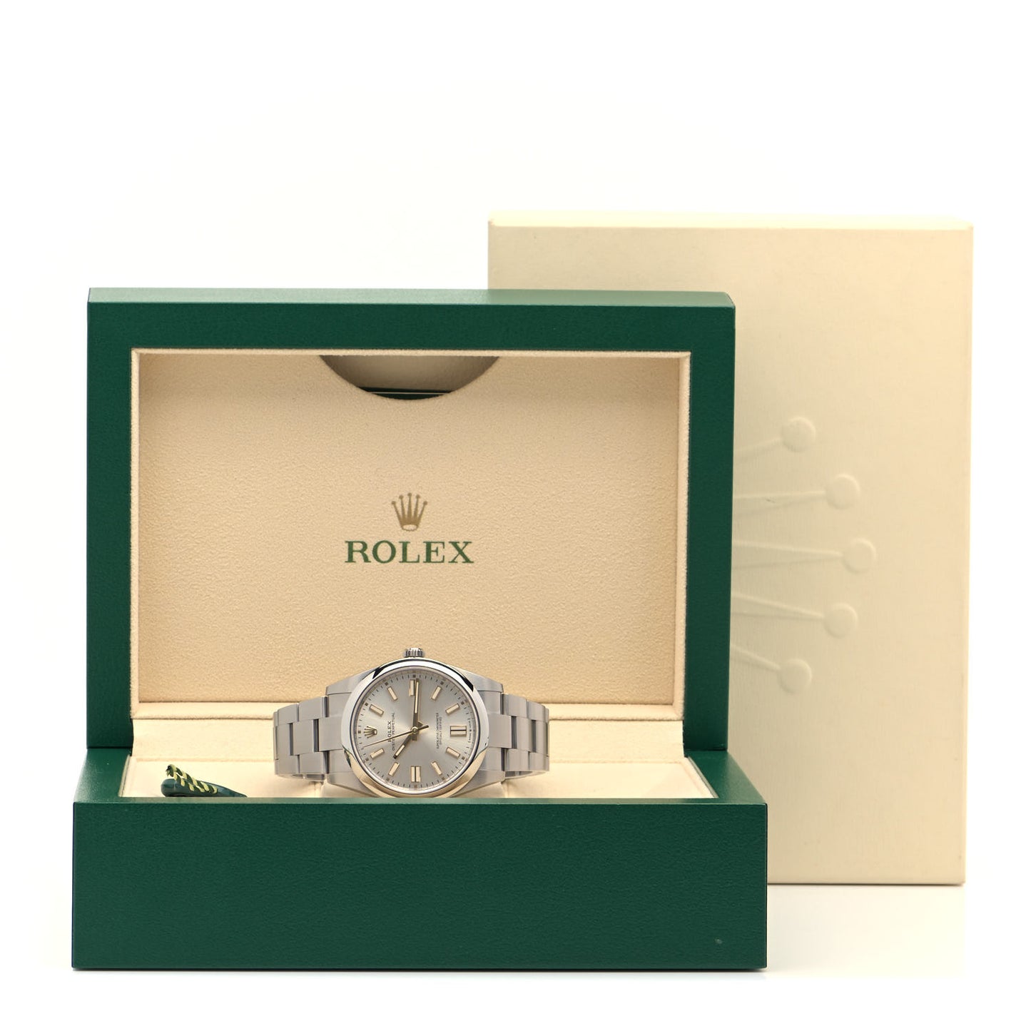 Stainless Steel 41mm Oyster Perpetual Watch Silver 124300
