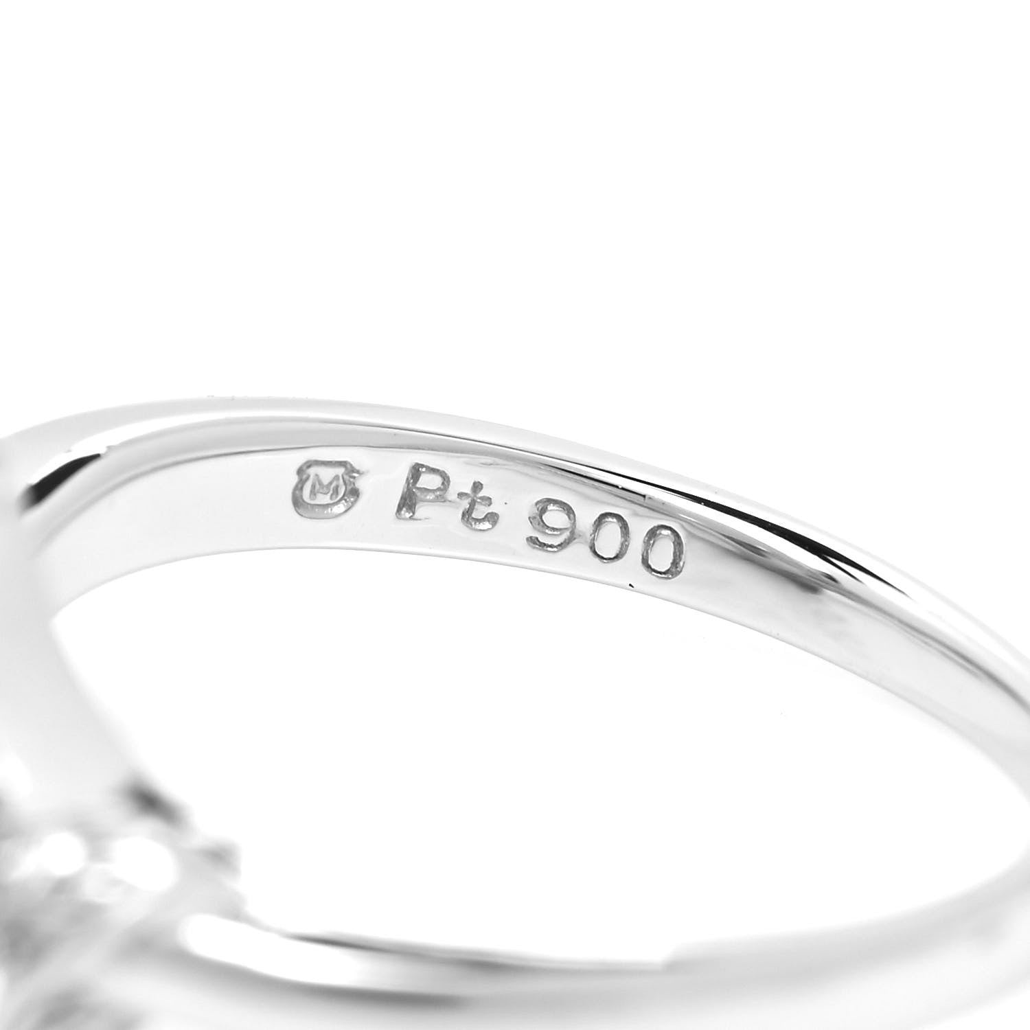 Mikimoto Platinum Diamond Akoya Pearl 8.5mm Cocktail Ring 49 5 5 of 5