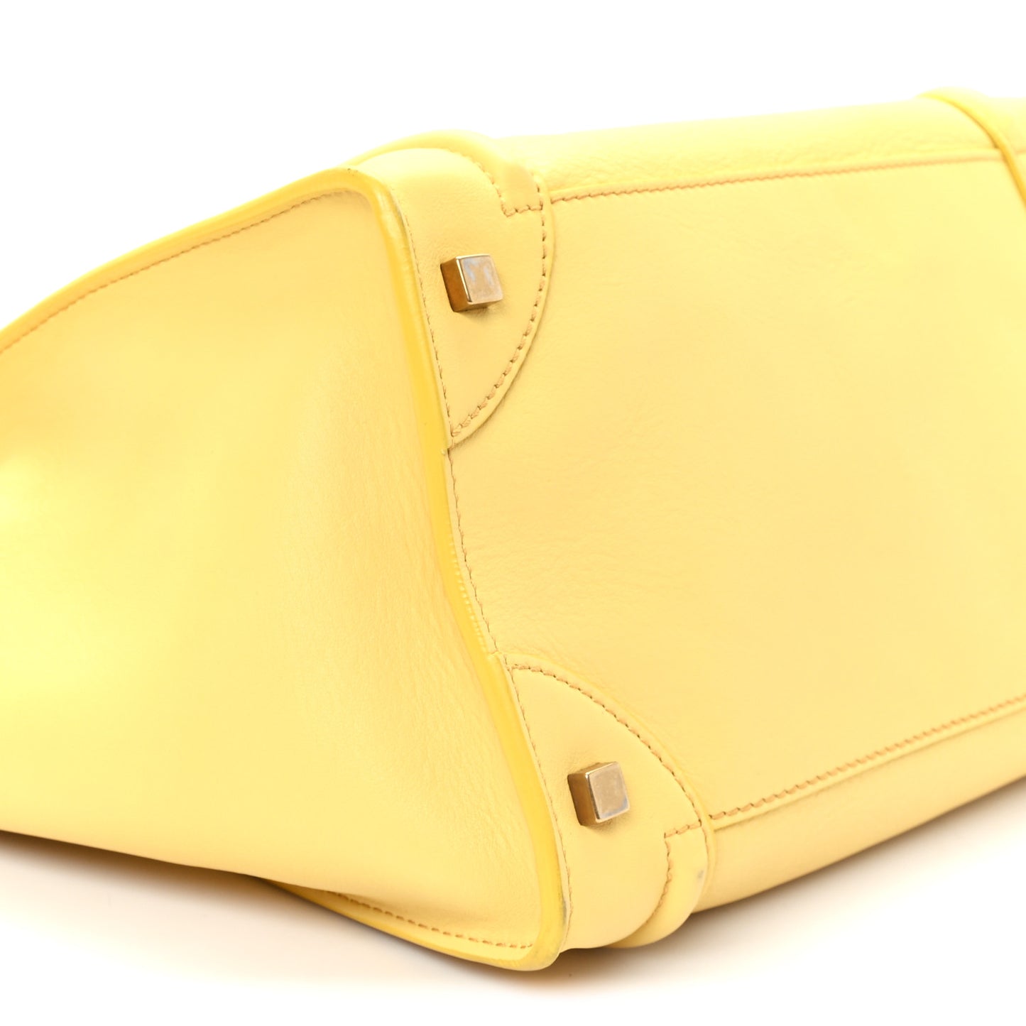 Smooth Calfskin Mini Luggage Citron