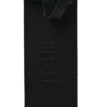 Gucci Guccissima Interlocking G 37mm Belt 80 32 Black 3 of 4