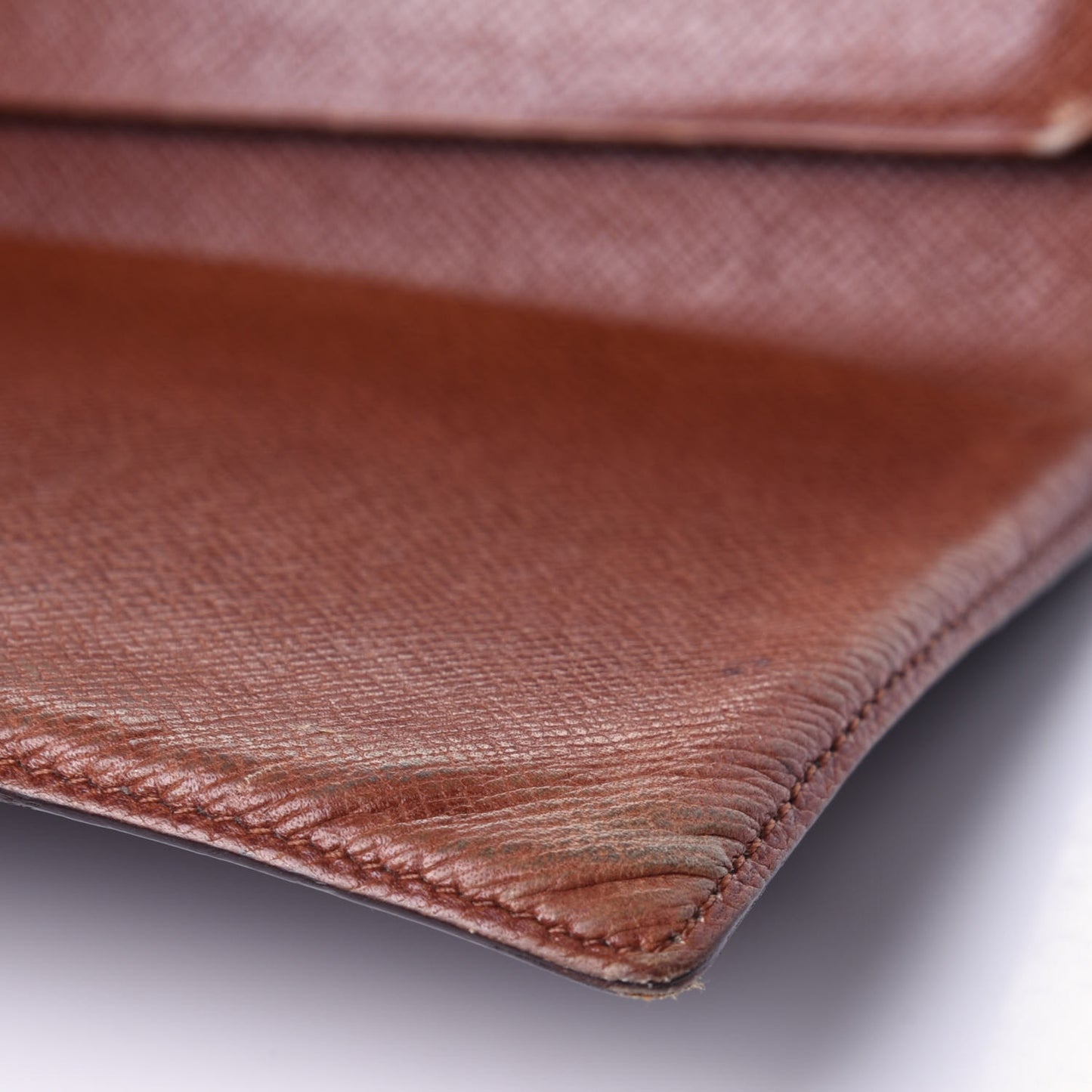 Monogram Simple Checkbook Holder Wallet Cover