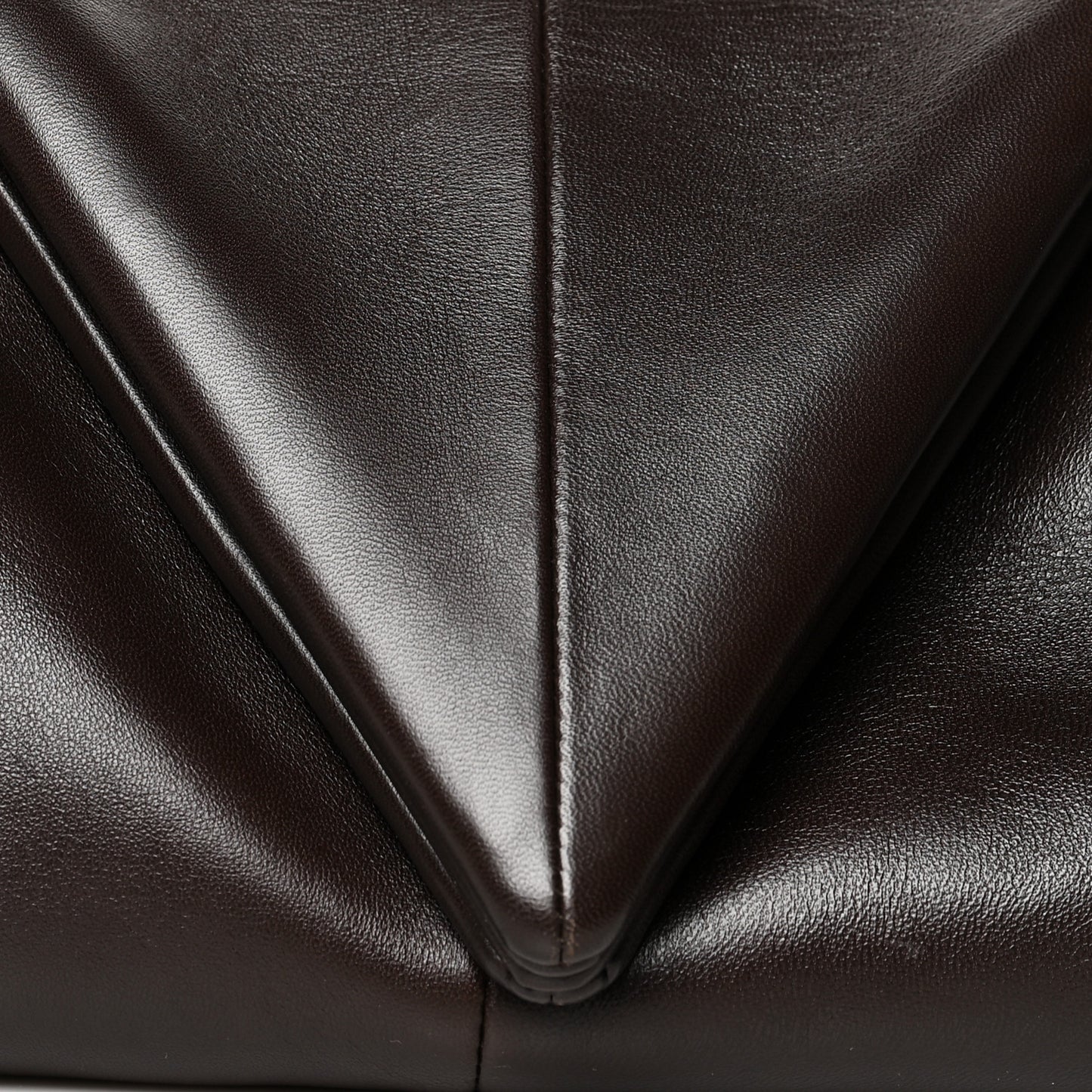 Lambskin BV Trine Clutch Fondente