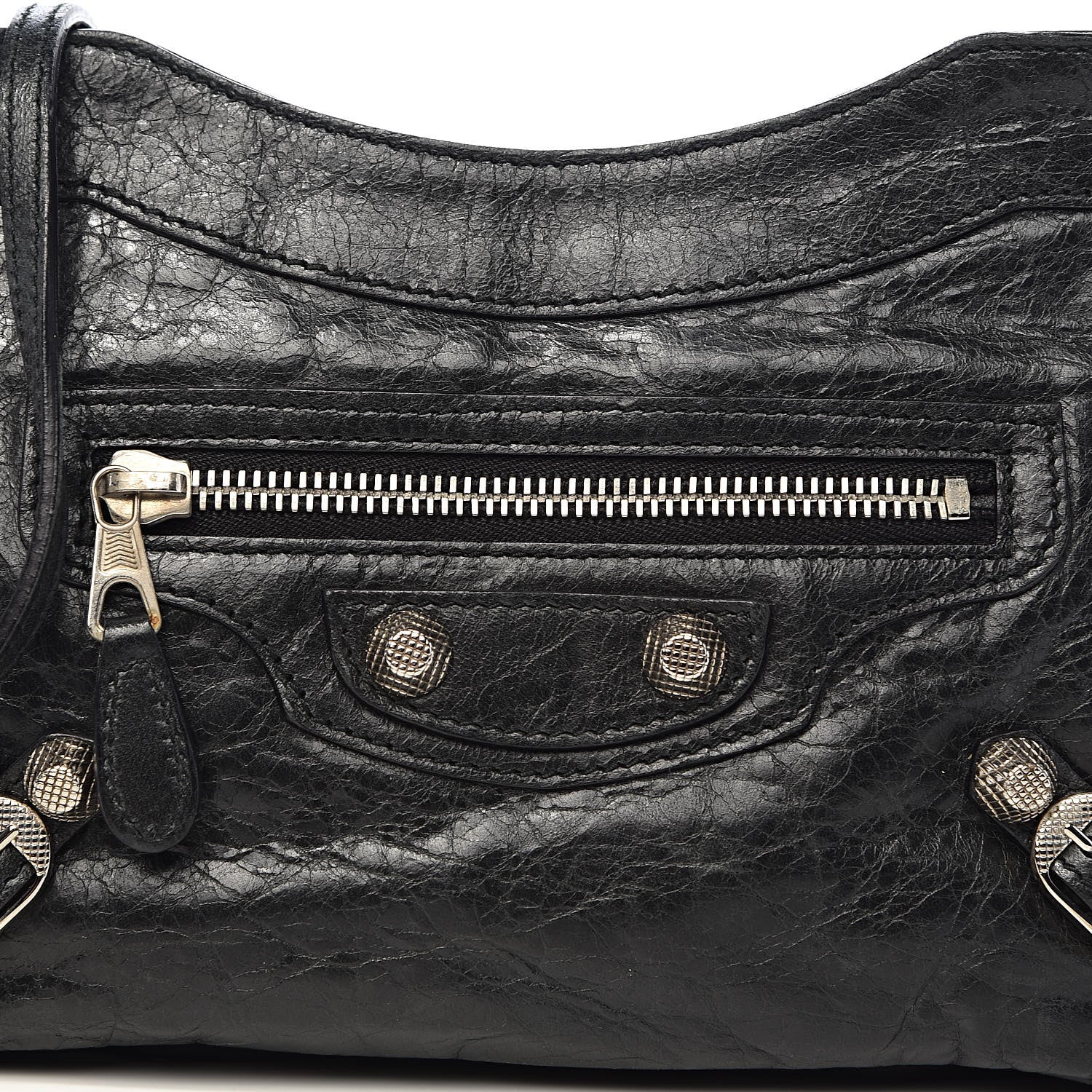 Balenciaga Agneau Giant 12 Silver Hardware Hip Black 13 of 13