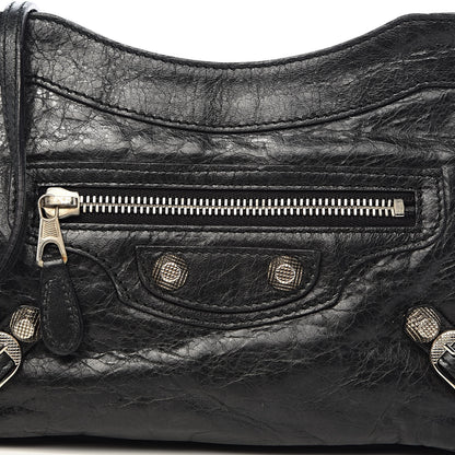 Balenciaga Agneau Giant 12 Silver Hardware Hip Black 13 of 13