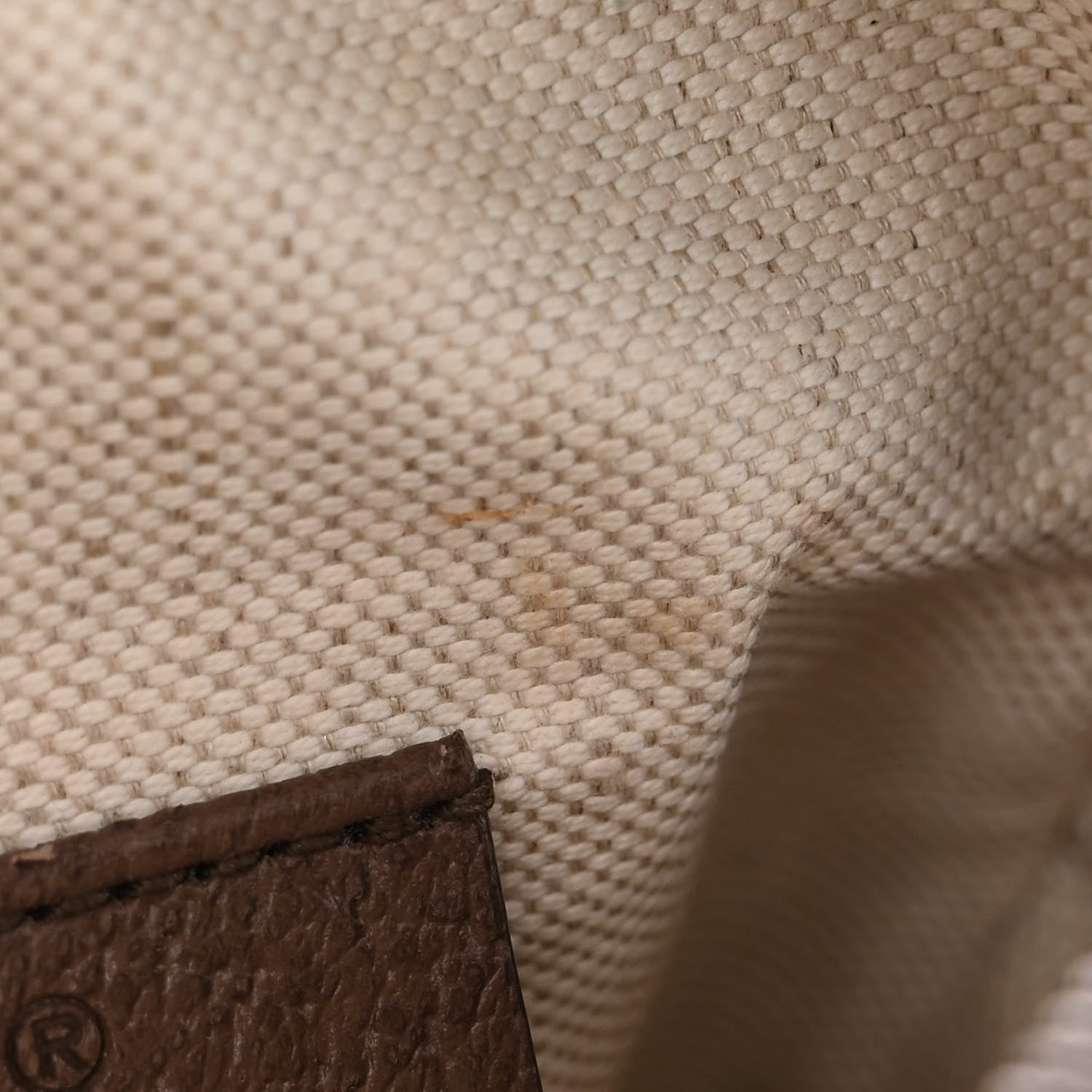 Gucci GG Supreme Monogram Mini Neo Vintage Double Zip Messenger Bag Beige New Acero Crop 11 of 15