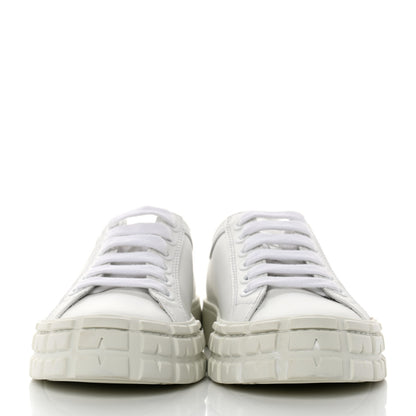 Prada Gabardine Triangle Logo Wheel 35mm Sneakers 35.5 White 2 of 9