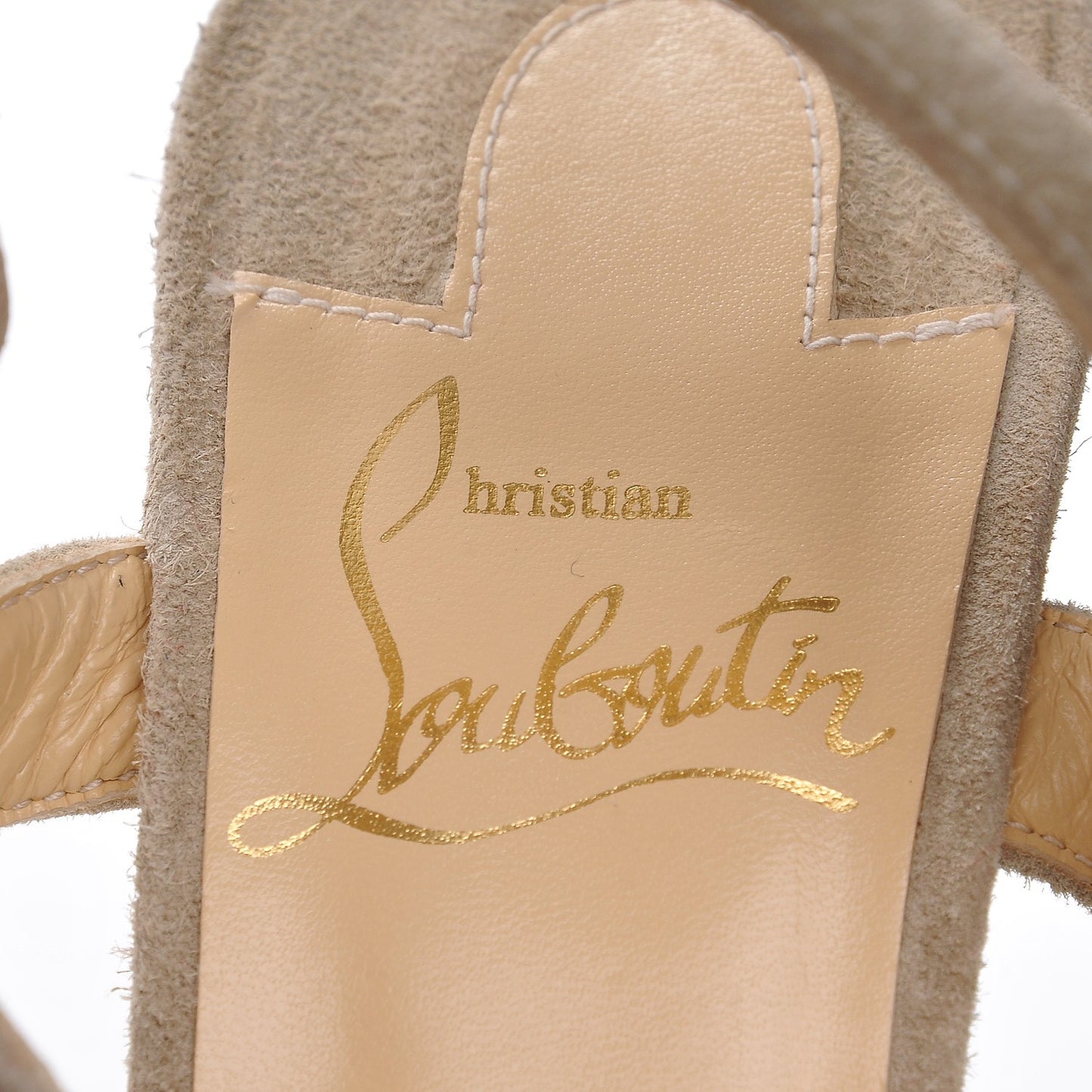 Veau Velours Cataclou 120 Wedge Sandals 35 Sable Corne